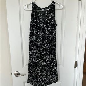 Black and White Halter Sundress